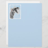 Schnauzer (Riese, Standard) Malerei - Hundekunst (Vorne/Hinten)