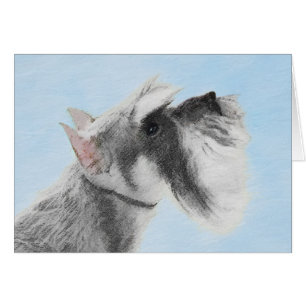Schnauzer (Riese, Standard) Malerei - Hundekunst