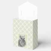 Schnauzer (Riese, Standard) Malerei - Hundekunst Geschenkschachtel (Geöffnet)