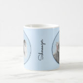 Schnauzer (Riese, Standard) Malerei - Hundekunst Kaffeetasse (Mittel)