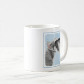 Schnauzer (Riese, Standard) Malerei - Hundekunst Kaffeetasse (VorderseiteRechts)