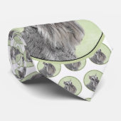 Schnauzer (Riese, Standard) Malerei - Hundekunst Krawatte (Gerollt)