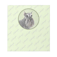 Schnauzer (Riese, Standard) Malerei - Hundekunst