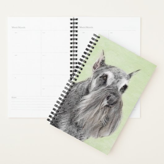 Schnauzer (Riese, Standard) Malerei - Hundekunst Planer (Anzeige)