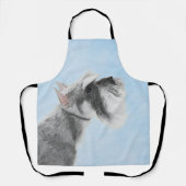 Schnauzer (Riese, Standard) Malerei - Hundekunst Schürze (Vorderseite)