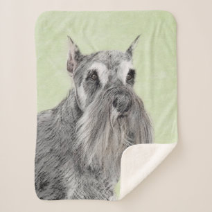 Schnauzer (Riese, Standard) Malerei - Hundekunst Sherpadecke