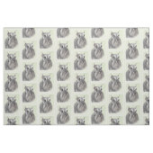 Schnauzer (Riese, Standard) Malerei - Hundekunst Stoff (Fat Quarter (45,7 x 55,9 cm))