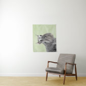 Schnauzer (Riese, Standard) Malerei - Hundekunst Wandteppich (Beispiel)