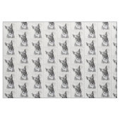 Schnauzer (Riesen) Malerei - Hundekunst Stoff (Fat Quarter (45,7 x 55,9 cm))