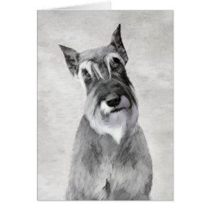 Schnauzer (Riesenmalerei) - Hundekunst