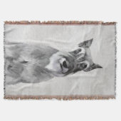Schnauzer (Riesenmalerei) - Hundekunst Decke (Vorderseite)