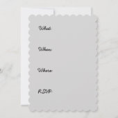 Schnauzer (Riesenmalerei) - Hundekunst Einladung (Rückseite)