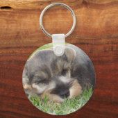 Schnauzer-Schlüsselanhänger Schlüsselanhänger (Vorderseite)