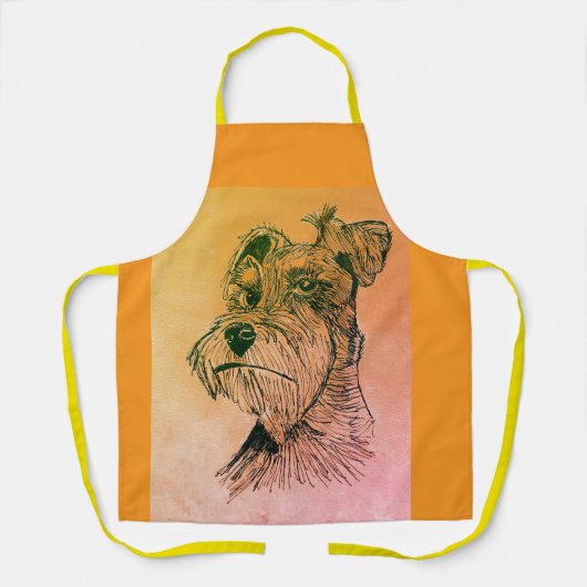 Schnauzer Schürze (Vorderseite)