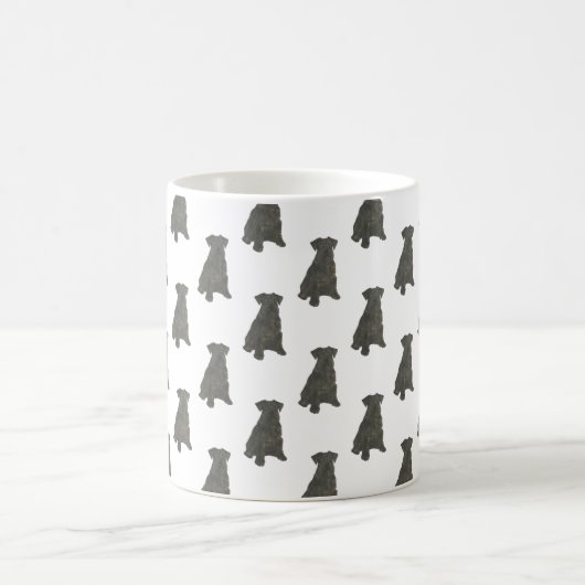 Schnauzer (schwarz) kaffeetasse (Mittel)