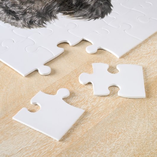 Schnauzer (schwarz) puzzle (Seite)