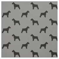 Schnauzer-Silhouette-Muster