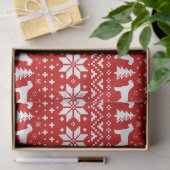 Schnauzer Silhouetten Weihnachtsmuster Seidenpapier (Geschenk)