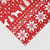 Schnauzer Silhouetten Weihnachtsmuster Seidenpapier (Detail)