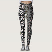 Schnauzer-Spaß-Leggings Leggings (Vorderseite)