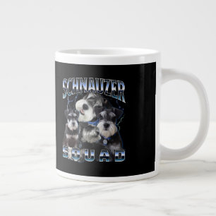 Schnauzer Squad - Bootleg Rap Style Jumbo-Tasse