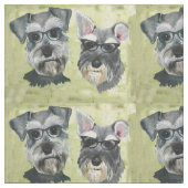 Schnauzer-starke Gläser kämmten Baumwollgewebe Stoff (Nahaufnahme)