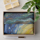 Schnauzer Starry Night Decoupage Seidenpapier (Geschenk)