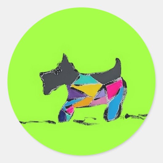 Schnauzer Stickers (Vorderseite)