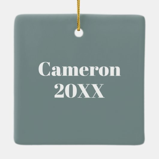 Schnauzer Tandem Keramikornament (Rückseite)