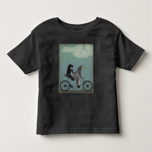 Schnauzer Tandem Kleinkind T-shirt (Vorderseite)