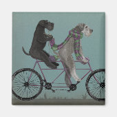 Schnauzer Tandem Magnet (Vorne)