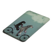 Schnauzer Tandem Magnet (Linke Seite)