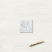 Schnauzer Tandem Post-it Klebezettel (Auf Schreibtisch)