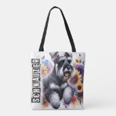 Schnauzer Tasche (Rückseite)