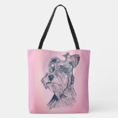 Schnauzer Tasche (Rückseite)