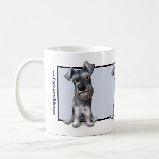 Schnauzer-Tasse Kaffeetasse (Links)