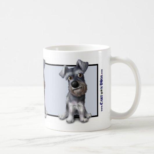 Schnauzer-Tasse Kaffeetasse (Rechts)