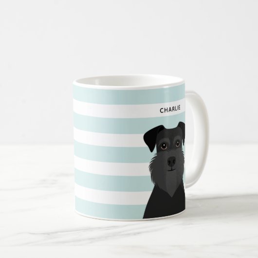 Schnauzer-Tasse Kaffeetasse (VorderseiteRechts)