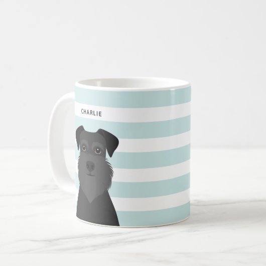 Schnauzer-Tasse Kaffeetasse (Vorderseite Links)
