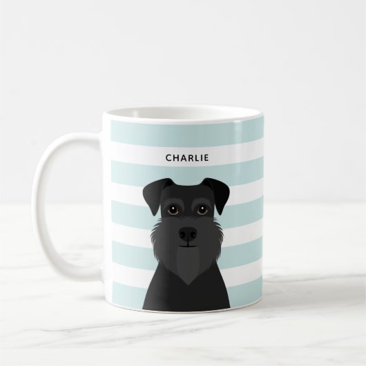 Schnauzer-Tasse Kaffeetasse (Links)
