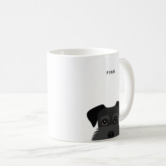Schnauzer-Tasse Kaffeetasse (VorderseiteRechts)