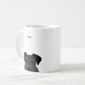 Schnauzer-Tasse Kaffeetasse (Vorderseite Links)