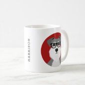 Schnauzer-Tasse Kaffeetasse (VorderseiteRechts)