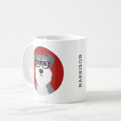 Schnauzer-Tasse Kaffeetasse (Vorderseite Links)