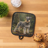 Schnauzer  topflappen (Oben Unten)