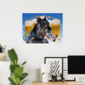 SCHNAUZER TOUCH MEINE BIER ART NICHT POSTER (Heimbüro)