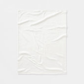 Schnauzer Tracks Fleece Blanket (Rückseite)