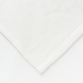 Schnauzer Tracks Fleece Blanket (Ecke)