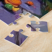 Schnauzer Trick-or-Treating in Halloween Costumes Puzzle (Seite)