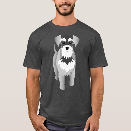 Schnauzer-Typ T-Shirt (Vorderseite)